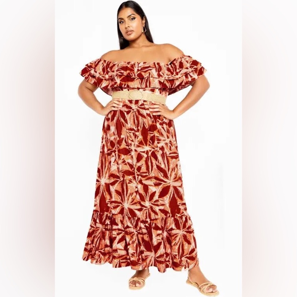 City chic runaway maxi dress island chic tropical resort wear